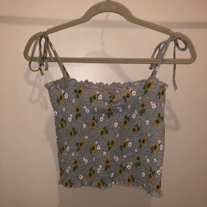 Forever 21 Sunflower Tank Top
